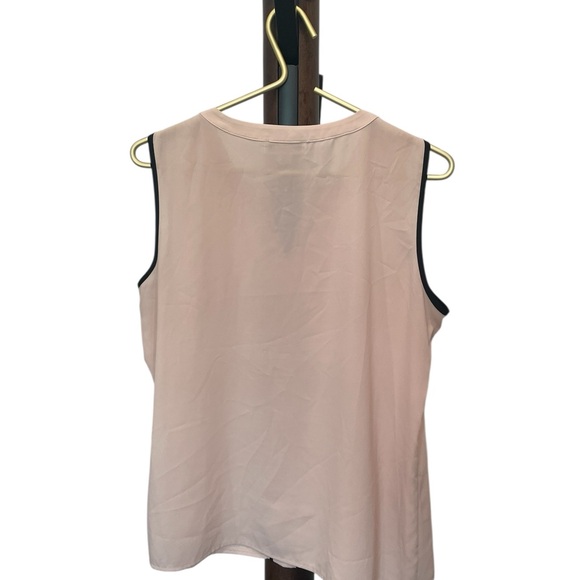 CALVIN KLEIN Career Top – Sleeveless, Mandarin Collar, Sz M, Excellent - Picture 3 of 4